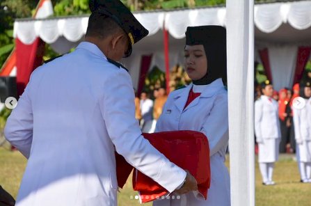 Upacara Peringatan HUT Republik Indonesia Ke-79 Kecamatan Manisrenggo