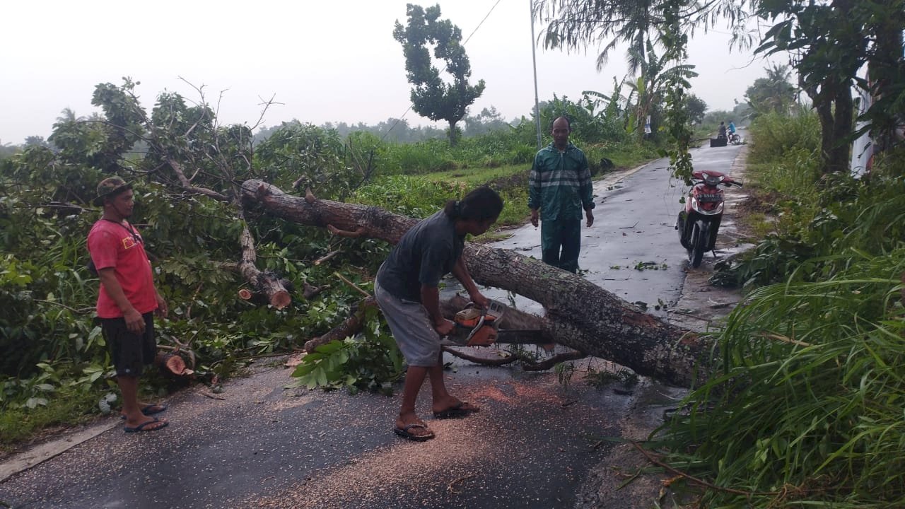 Angin Kencang Terjang Wilayah Kecamatan Manisrenggo