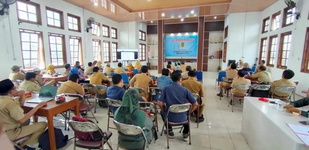 Sosialisasi dan Input Aplikasi Jaga Desa serta Coretax di Kecamatan Manisrenggo