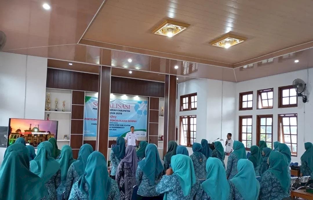 Penyelenggaraan Sosialisasi Peraturan Daerah Kabupaten Klaten Nomor 6 Tahun 2018 Tentang Penyelenggaraan Pengelolaan Sampah di Kecamatan Manisrenggo