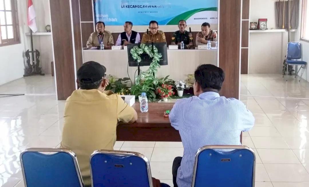 Mini lokakarya yang membahas penanganan stunting dan pelaksanaan program GENTING (Gerakan Orang Tua Asuh Cegah Stunting) Kecamatan Manisrenggo