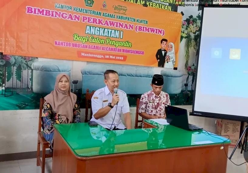 Bimbingan Perkawinan (Bimwin) Angkatan I bagi Calon Pengantin Kecamatan Manisrenggo