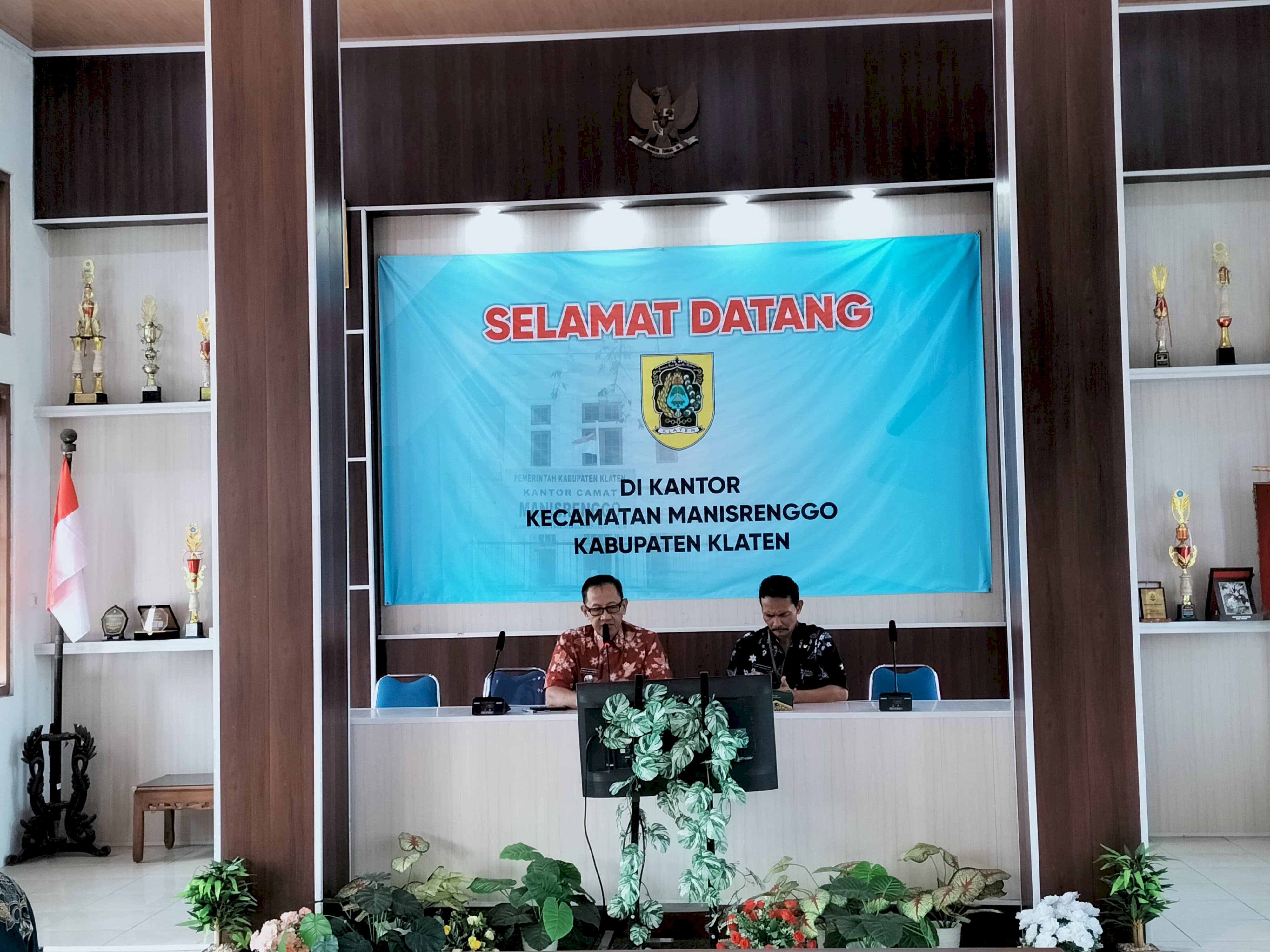 Rapat Pembentukan Panitia Hari Jadi Kabupaten Klaten ke-221 dan HUT RI Ke-221 Kecamatan Manisrenggo