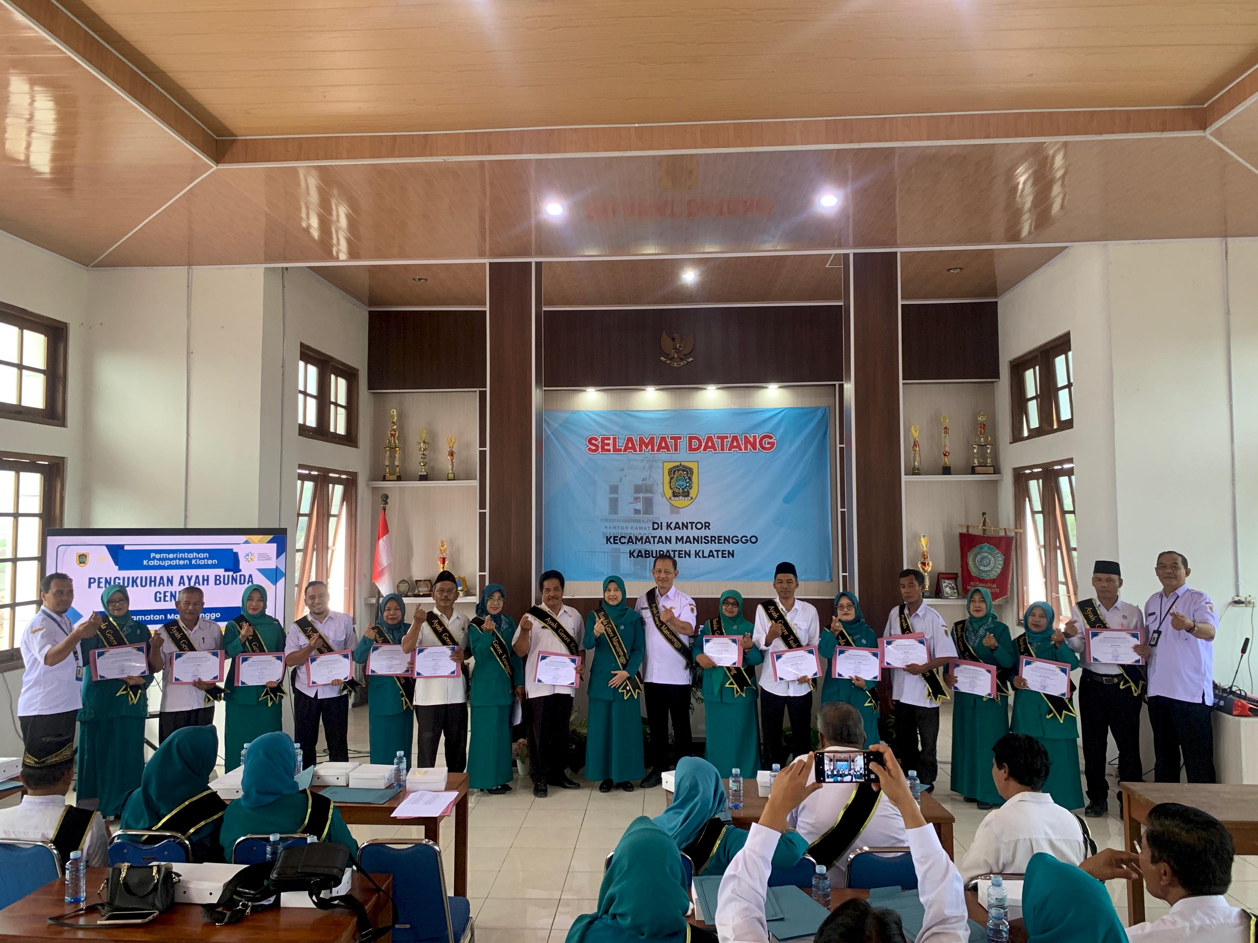 Pelaksanaan Launching Ayah Bunda Generasi Berencana (Genre) Kecamatan Manisrenggo