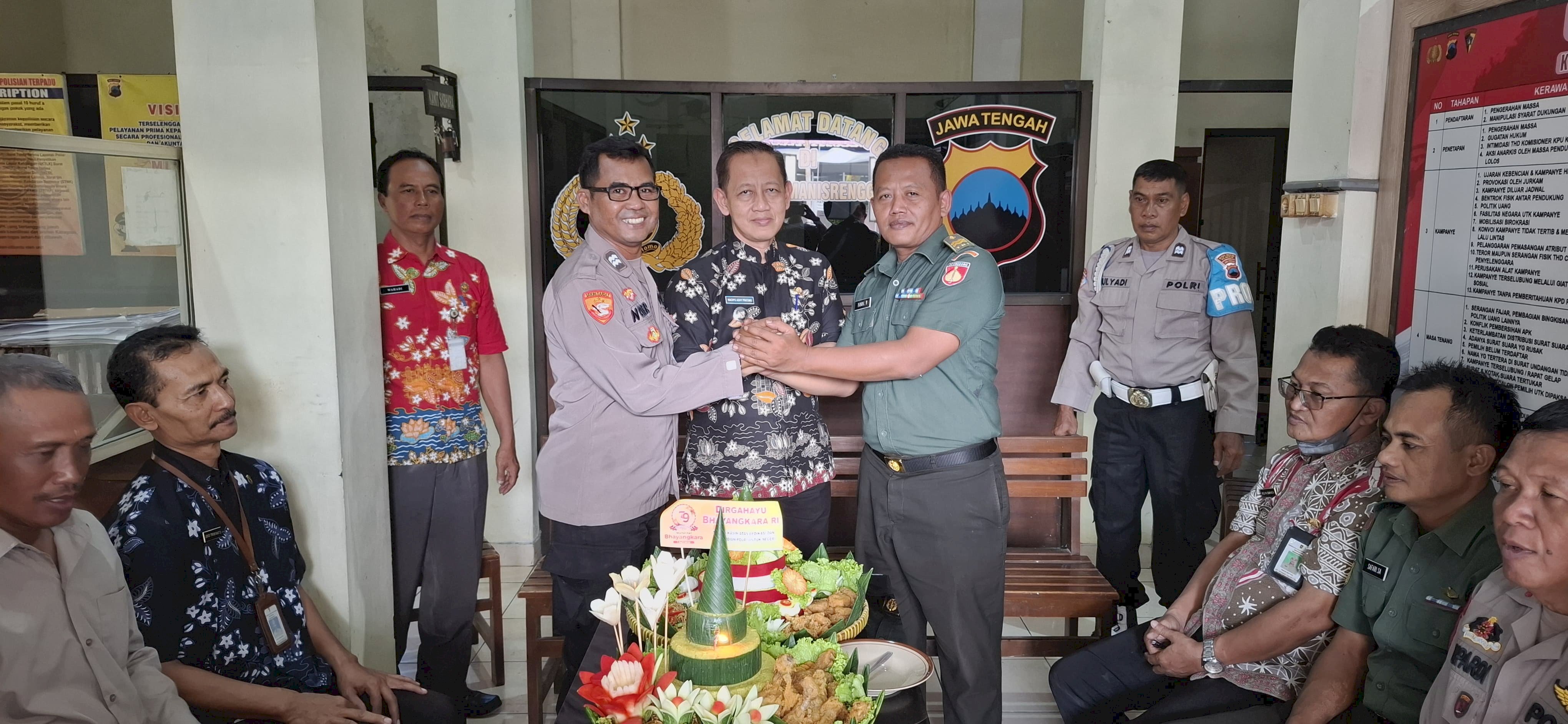 Kecamatan Manisrenggo Merayakan HUT Bhayangkara ke-79