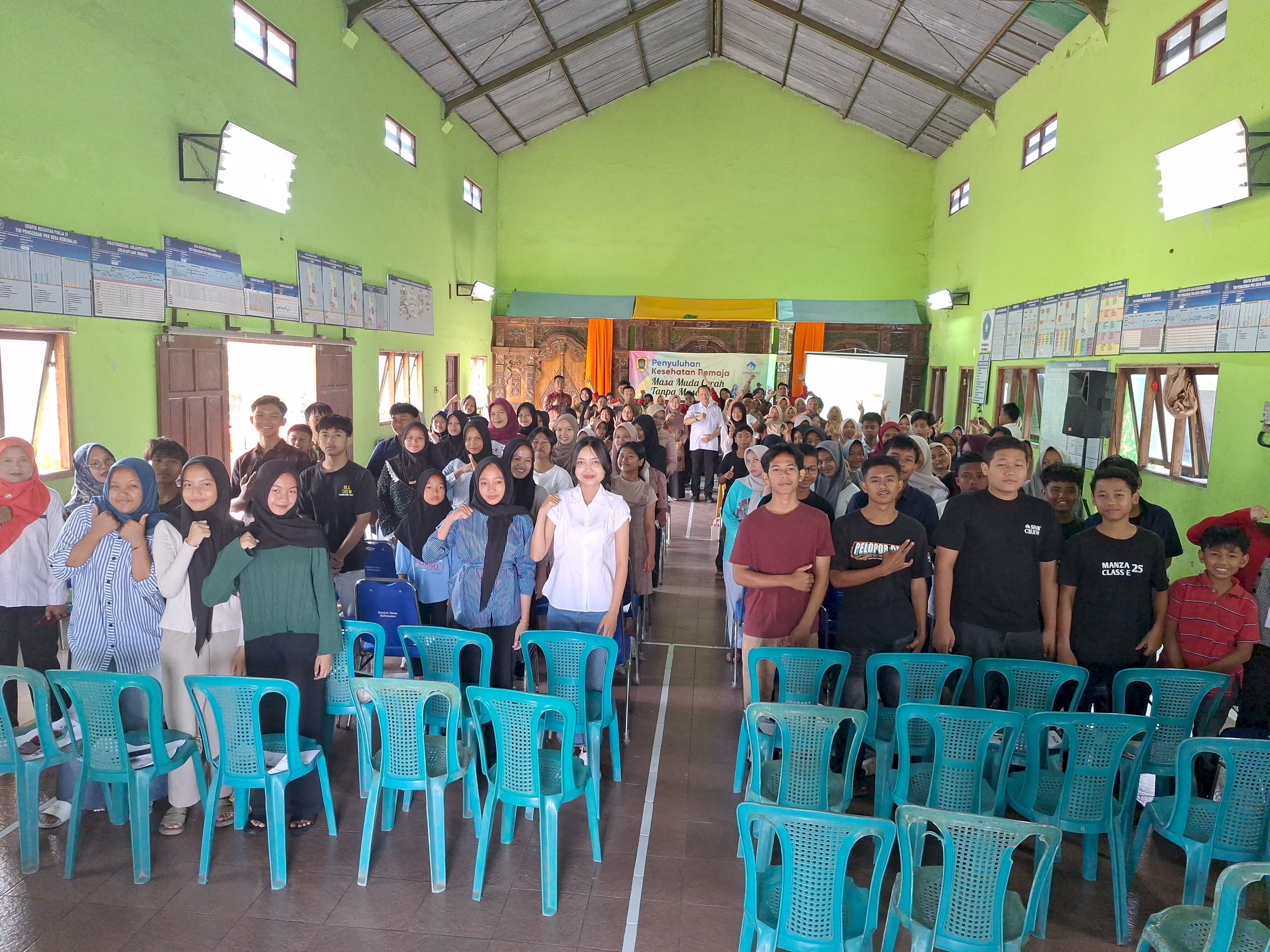 Kegiatan Penyuluhan Kesehatan Remaja Desa Kebonalas Kecamatan Manisrenggo