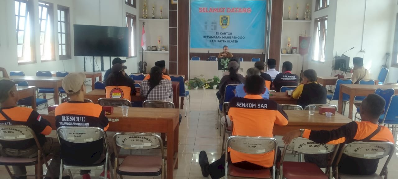 Rapat Pembentukan TRC Kencana dari relawan Kecamatan Manisrenggo