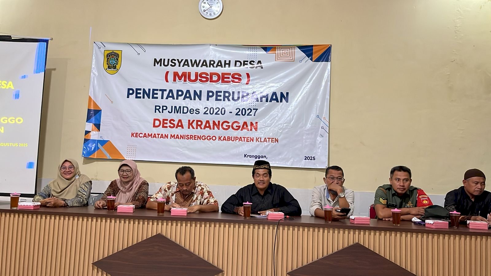 Pelaksanaan Musyawarah Desa Khusus (Musdes) Desa Kranggan Kecamatan Manisrenggo