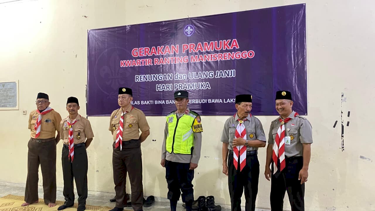 Renungan Ulang Janji (RUJ) Hari Pramuka ke-64 oleh Gerakan Pramuka Kwartir Ranting Manisrenggo