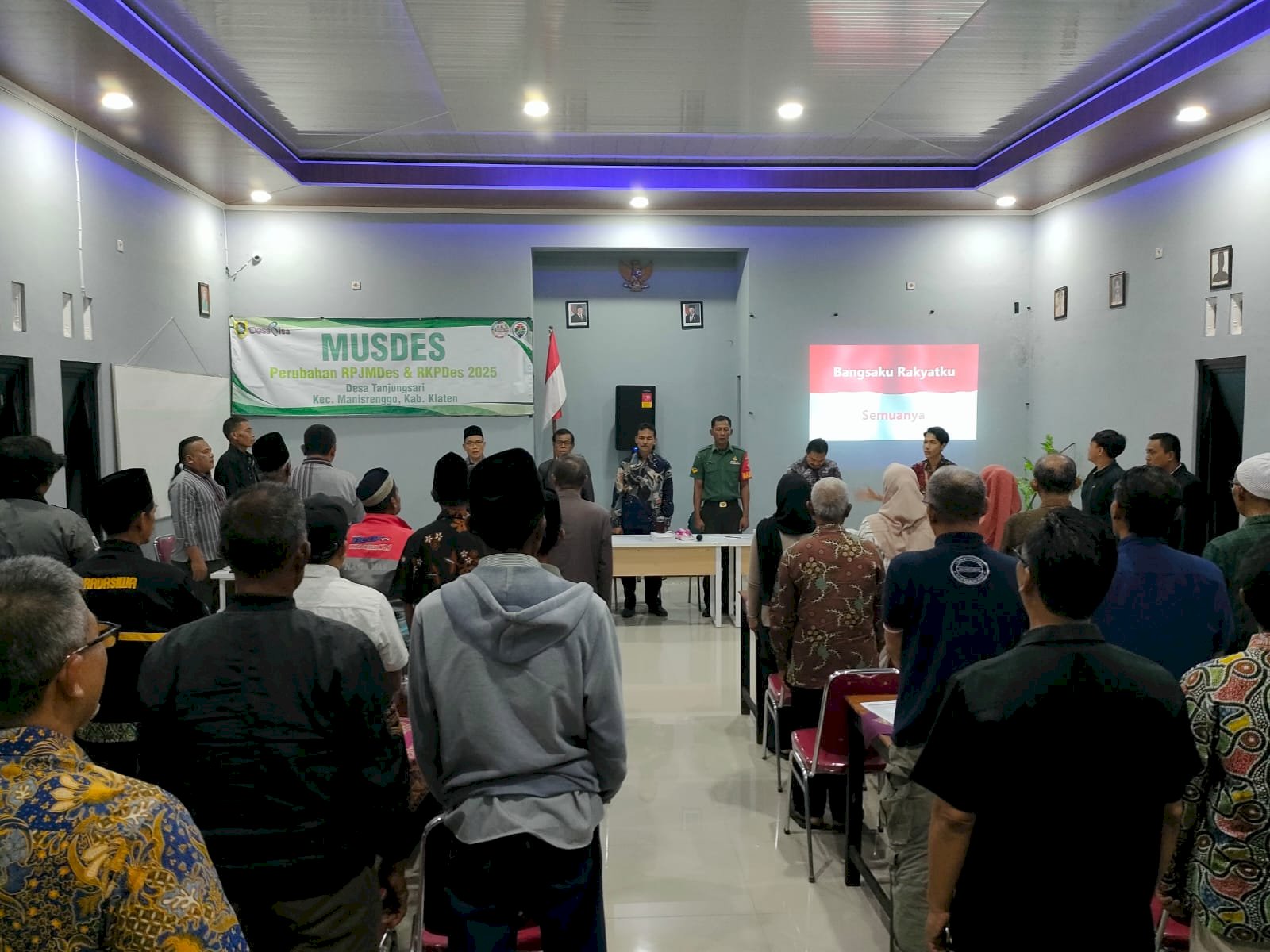 Musyawarah Desa Khusus (Musdes) Desa Tanjungsari Kecamatan Manisrenggo