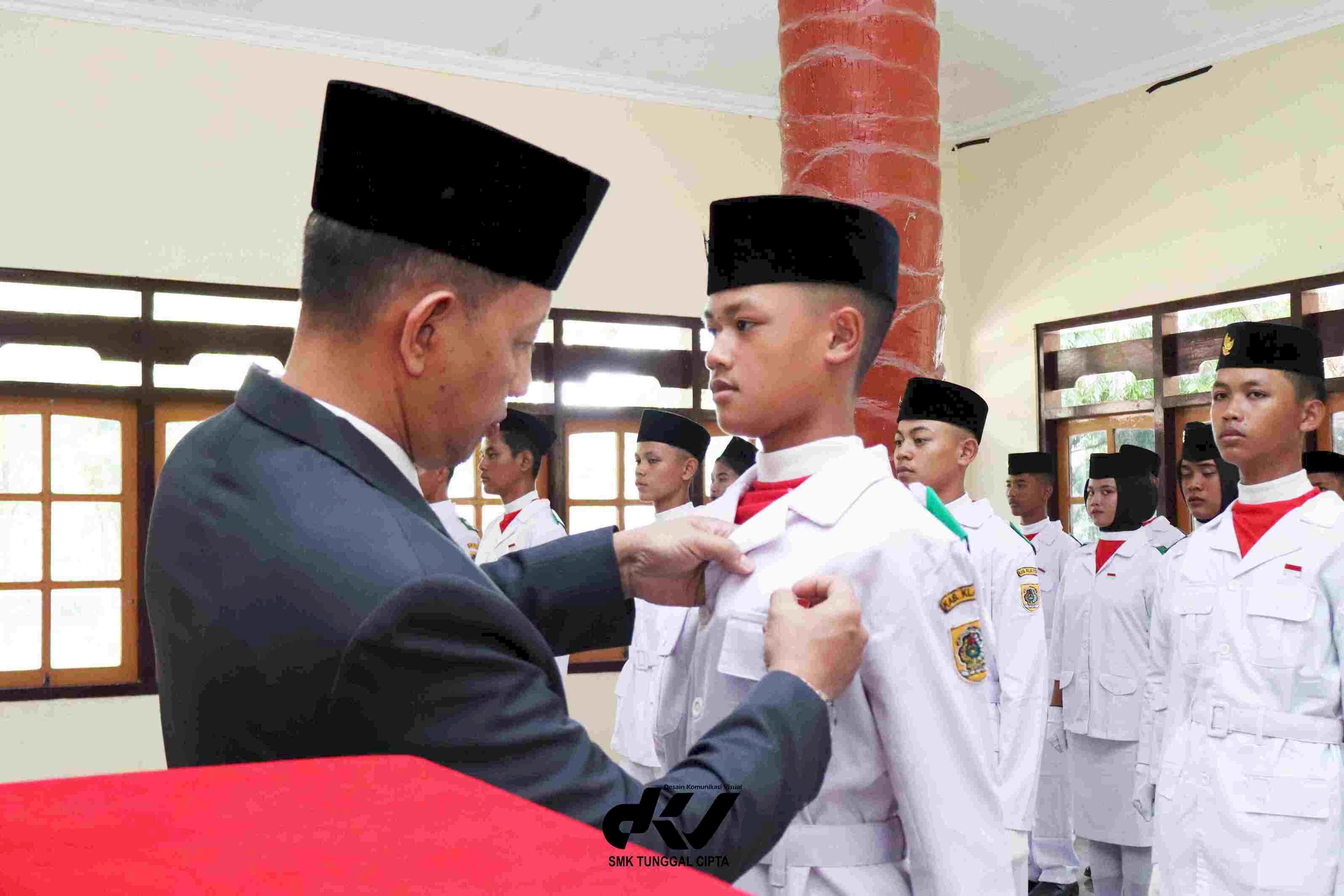 Pengukuhan Paskibraka Kecamatan Manisrenggo dalam Rangka HUT ke-80 Kemerdekaan Republik Indonesia Tahun 2025