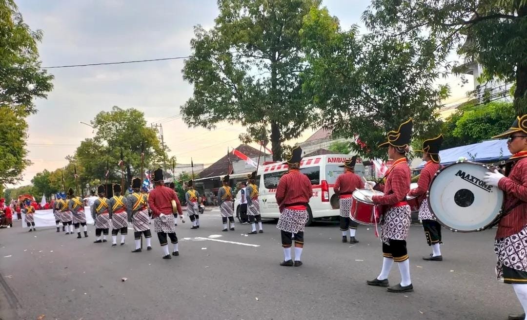 Kontingen Kecamatan Manisrenggo mengikuti Karnaval Budaya Kabupaten Klaten Tahun 2025