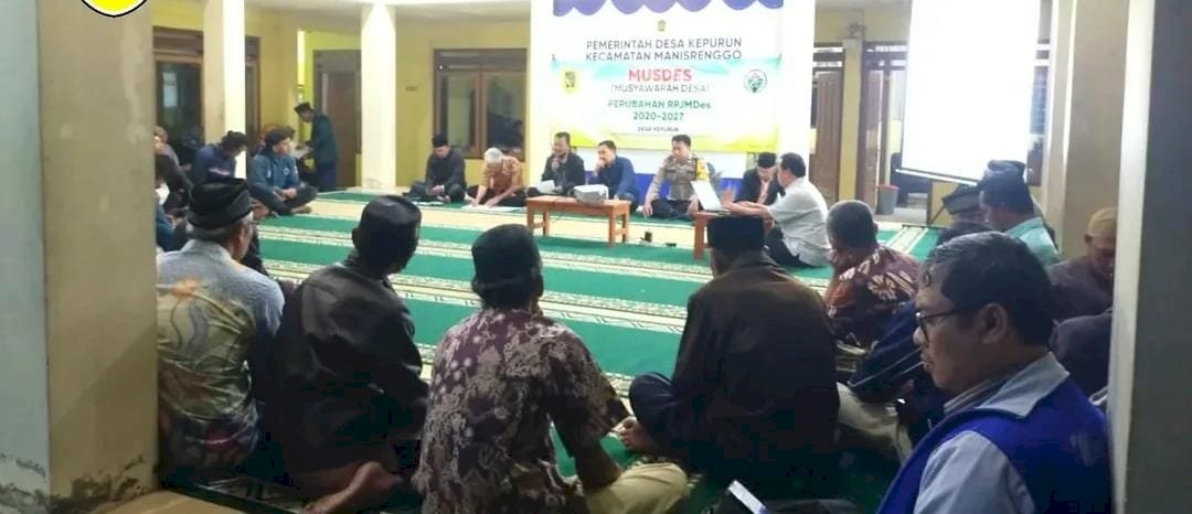 Tim Kecamatan Manisrenggo menghadiri Pelaksanaan Musyawarah Desa Khusus Desa Kepurun