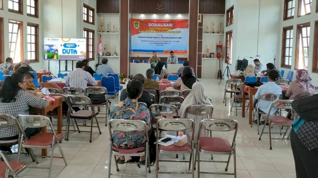 Rapat terkait Agen Duta Bank Jateng di Kecamatan Manisrenggo
