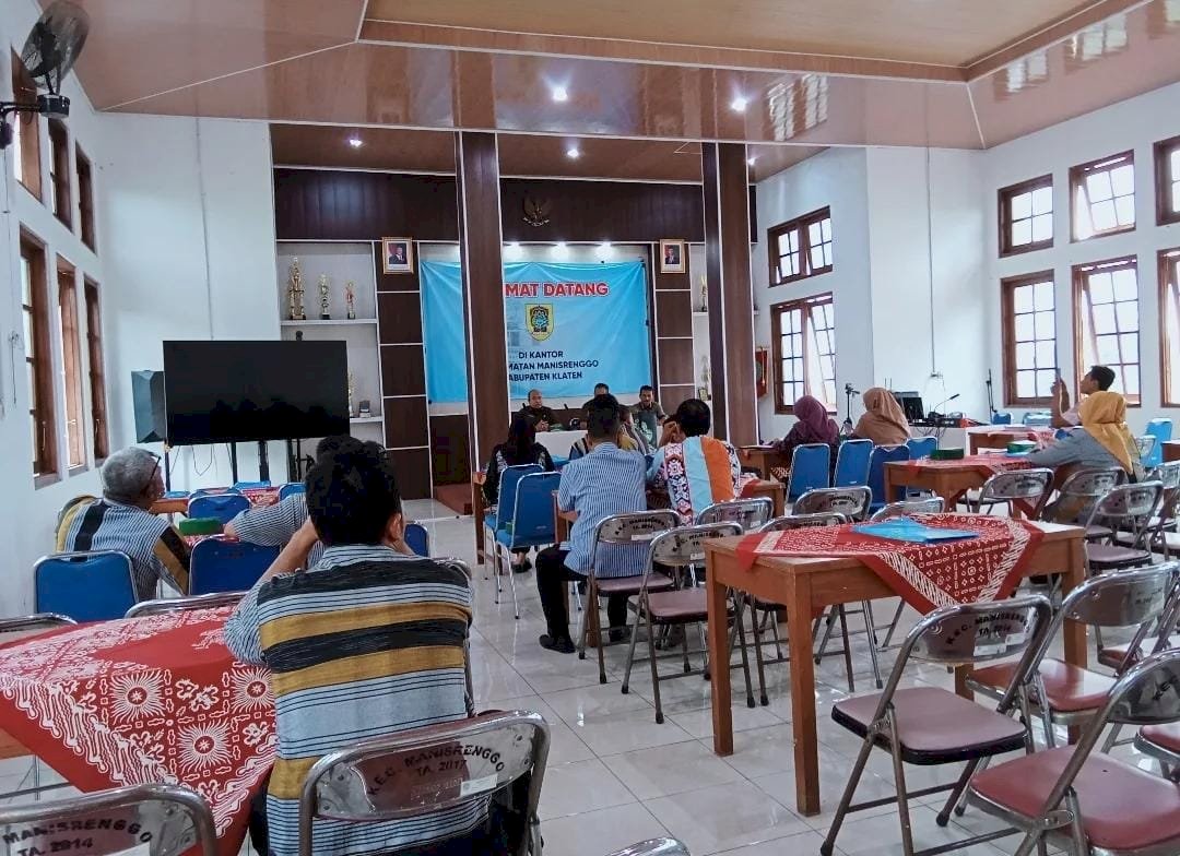 Pelaksanaan Verifikasi Lapangan EKK Tahun 2025 Kecamatan Manisrenggo
