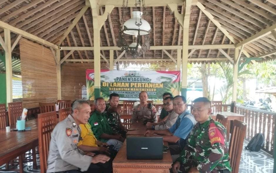 Panen Jagung Serentak Kuartal III di Lahan Pertanian Kecamatan Manisrenggo