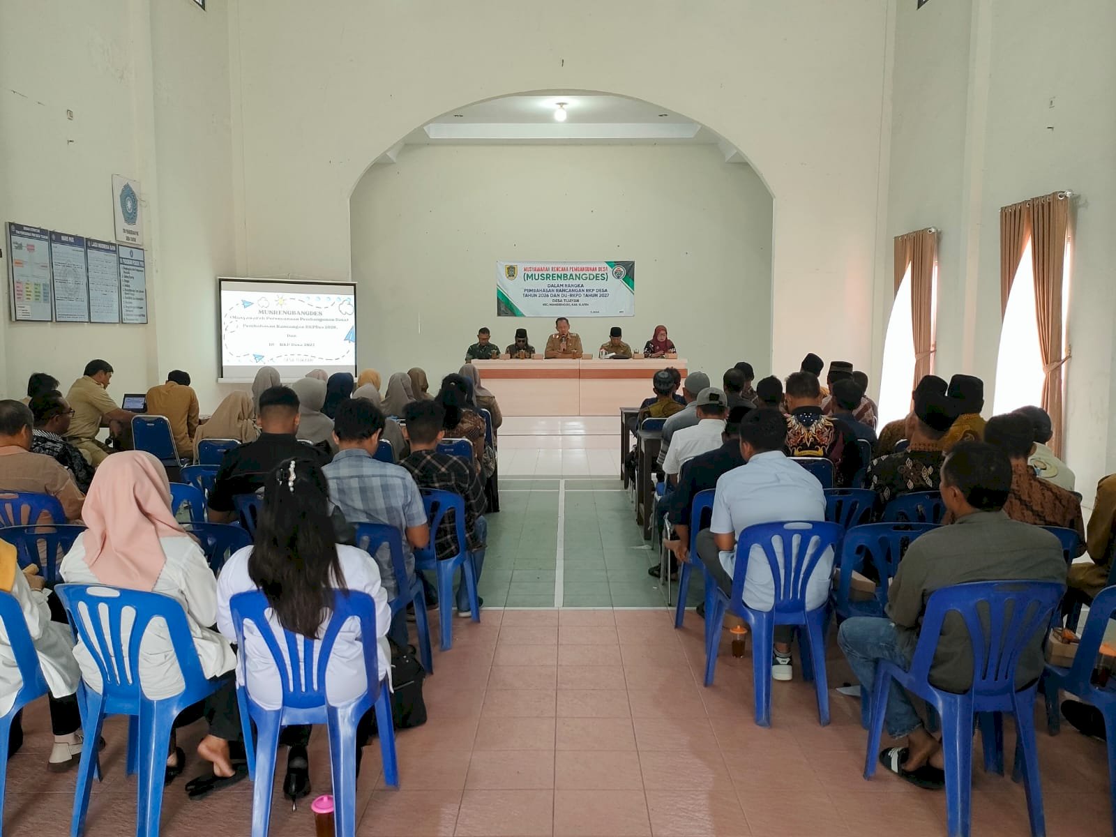 Tim Kecamatan Manisrenggo menghadiri Musyawarah Rencana Pembangunan Desa (Musrenbangdes)