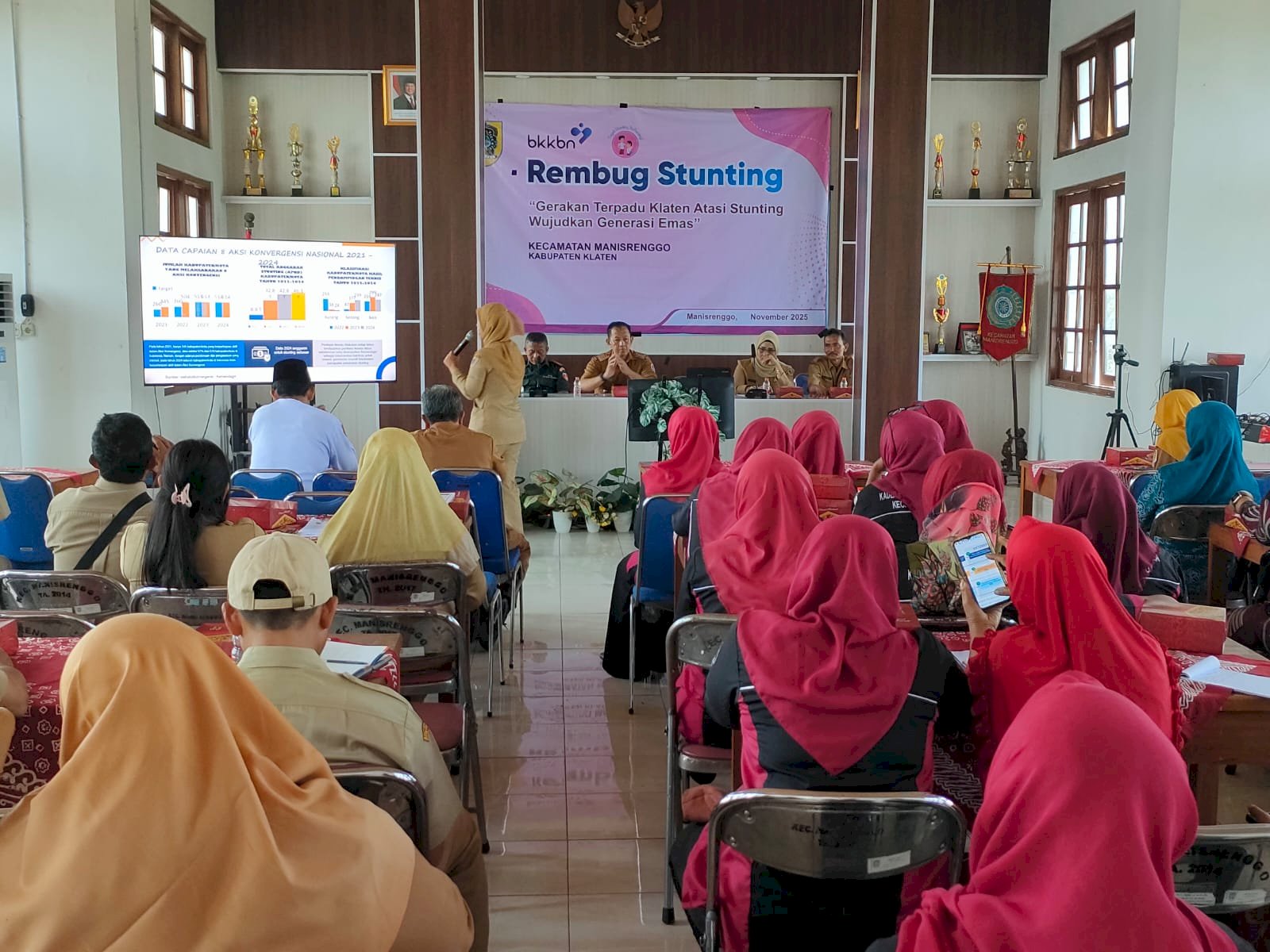 Rembug Stunting dalam rangka "Gerakan Terpadu Klaten Atasi Stunting Wujudkan Generasi Emas" Kecamatan Manisrenggo