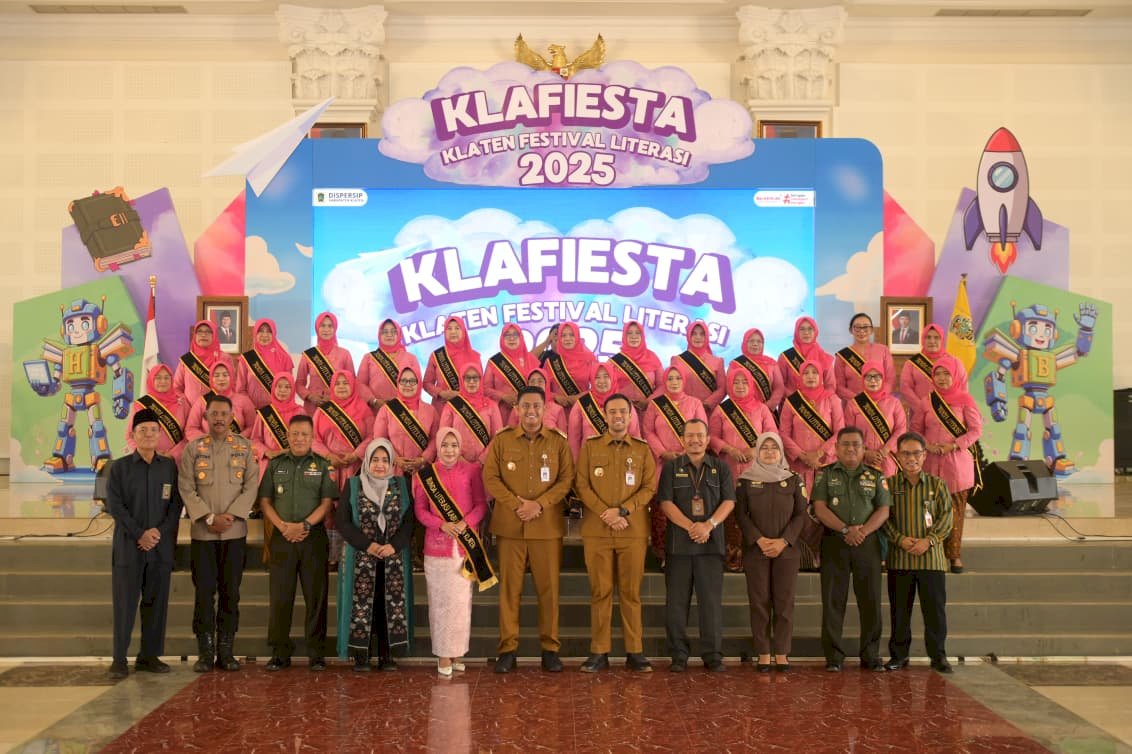 Pengukuhan dan Penyematan Bunda Literasi Kecamatan Manisrenggo 