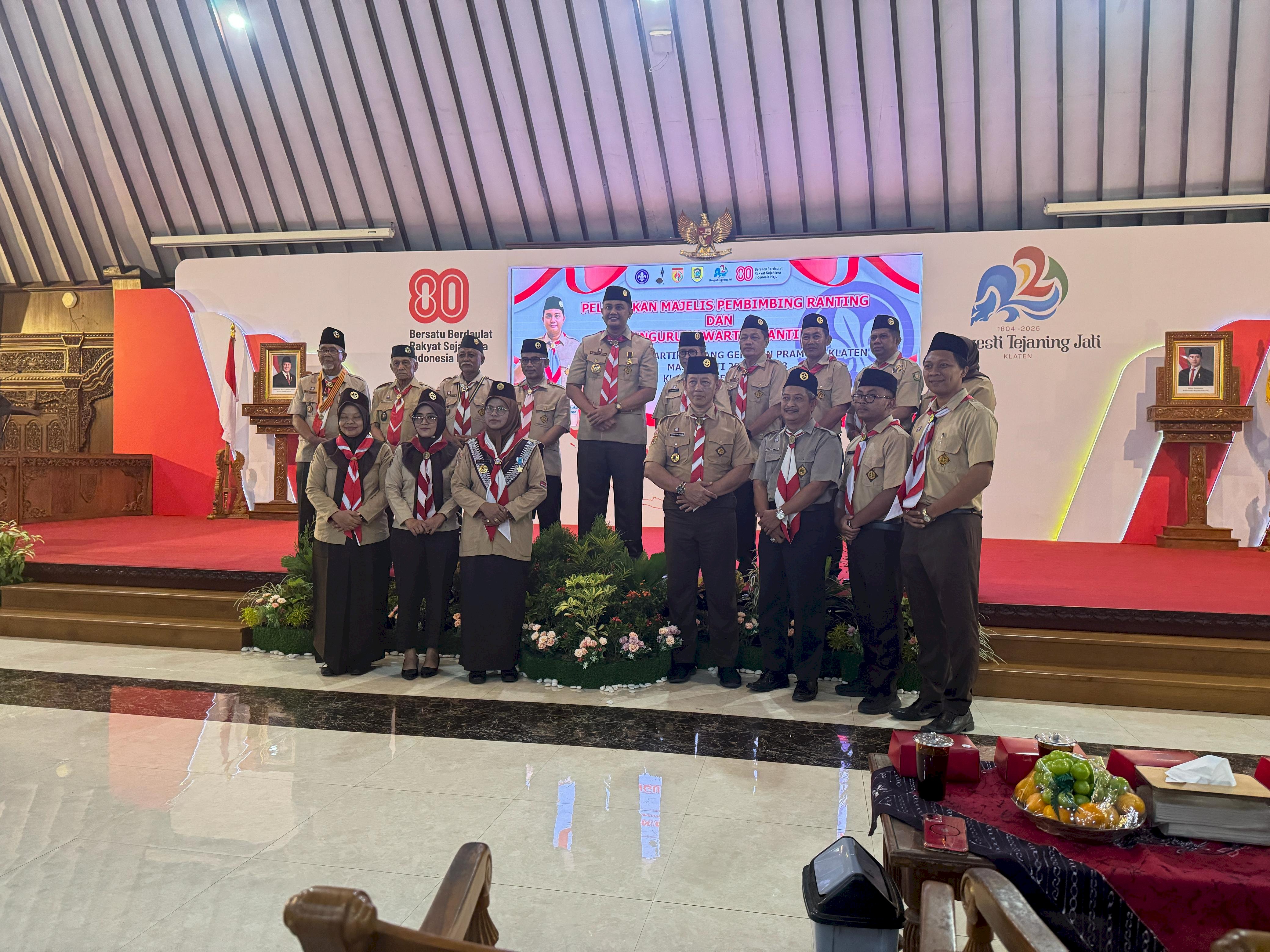 Pengukuhan Pelantikan Kwarran dan Mabiran Jajaran Kwarcab Pramuka Klaten 2025 (Massal 13 Kwarran)