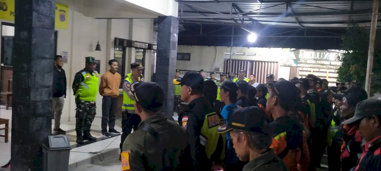 Apel Siaga Pengamanan Malam Tahun Baru 2025/2026 Kecamatan Manisrenggo