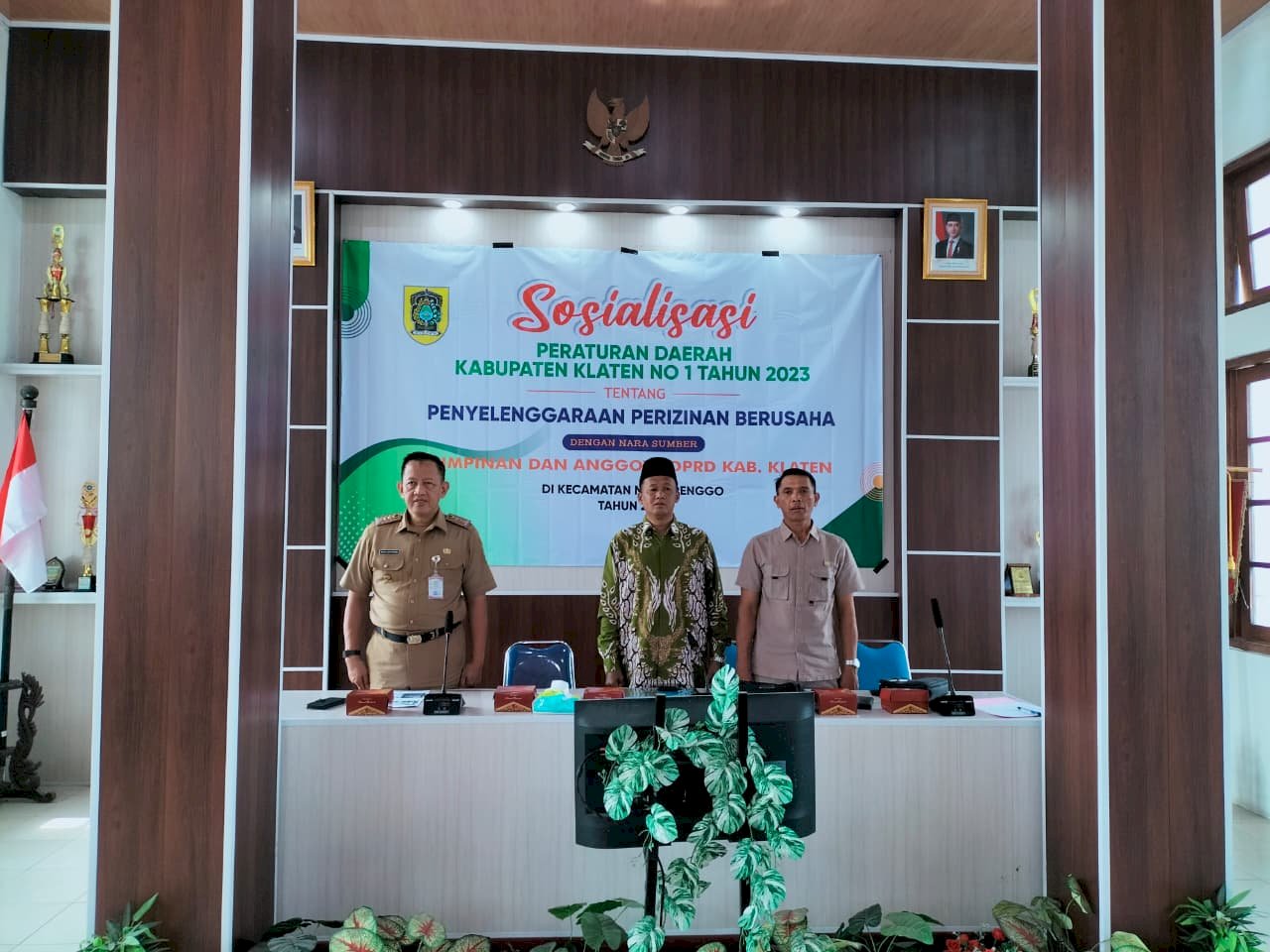 Sosialisasi Peraturan Daerah Kabupaten Klaten Nomor 1 Tahun 2023 Kecamatan Manisrenggo