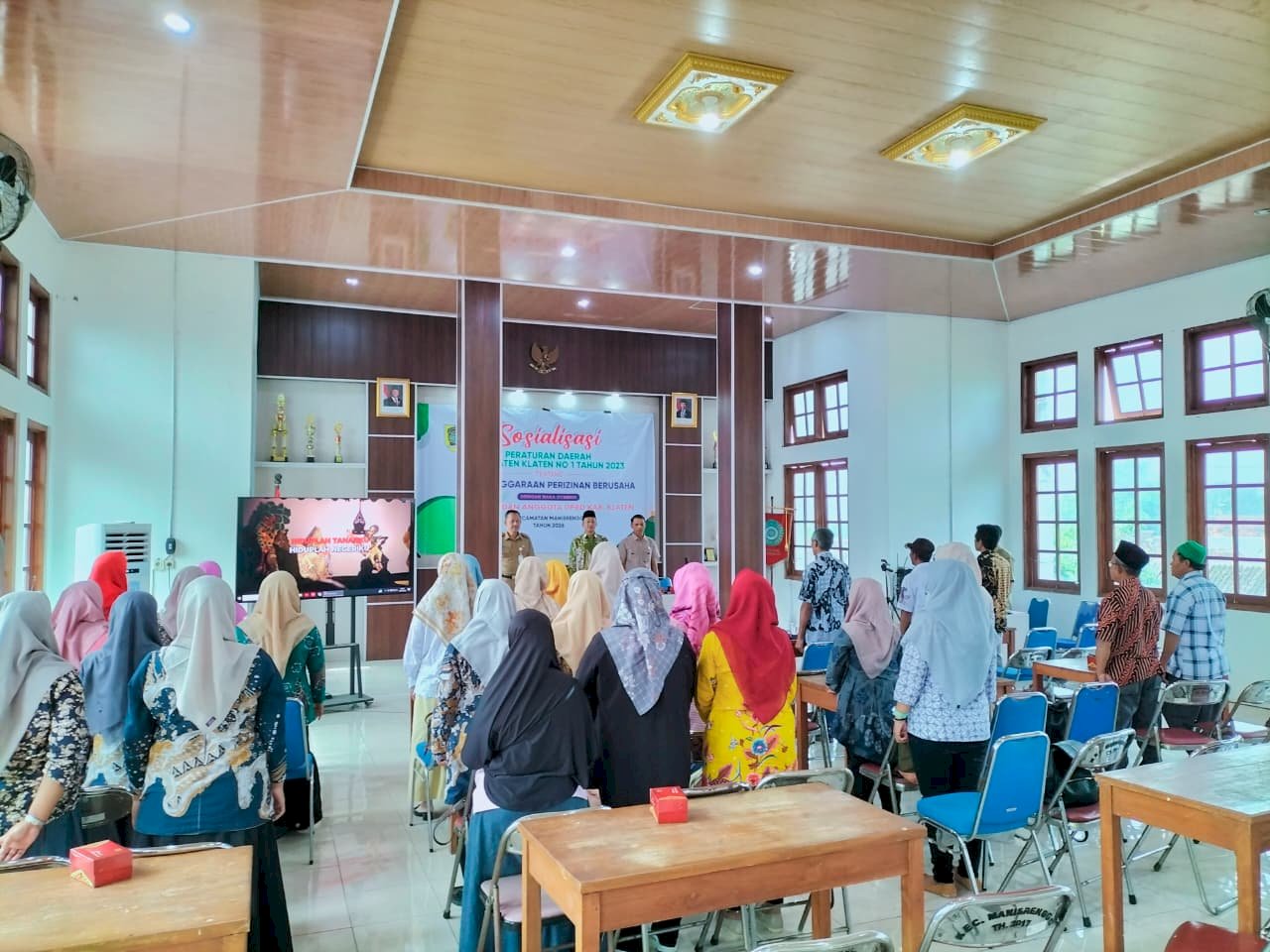 Sosialisasi Peraturan Daerah Kabupaten Klaten Nomor 1 Tahun 2023 Kecamatan Manisrenggo