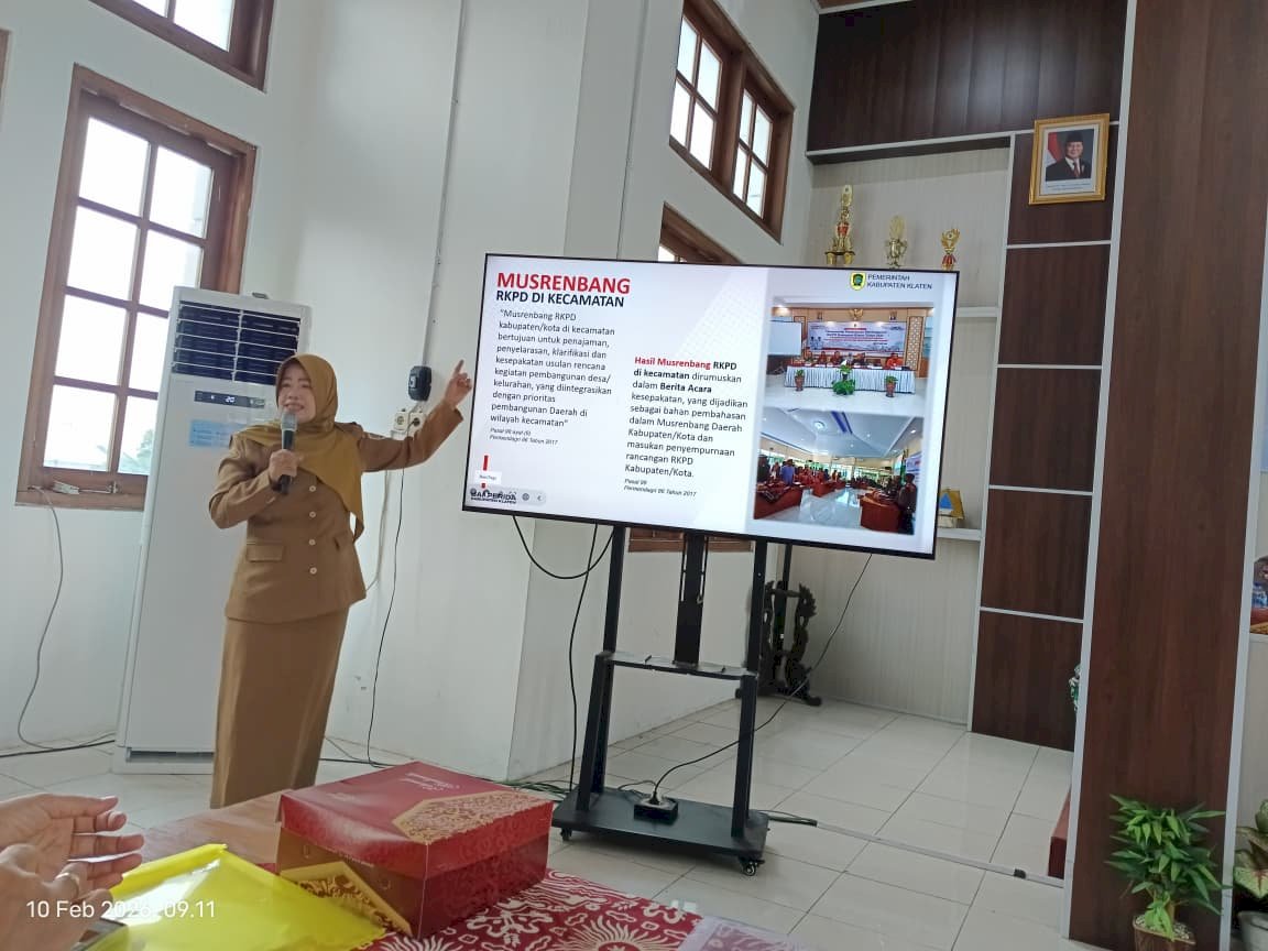 Musrenbang Rencana Kerja Pemerintah Daerah (RKPD) Kecamatan Manisrenggo Tahun 2027