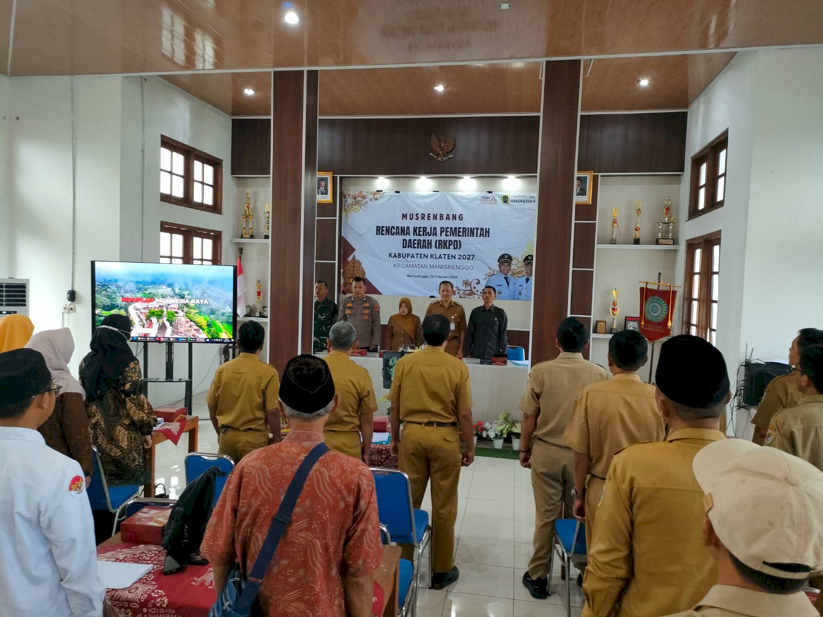 Musrenbang Rencana Kerja Pemerintah Daerah (RKPD) Kecamatan Manisrenggo Tahun 2027