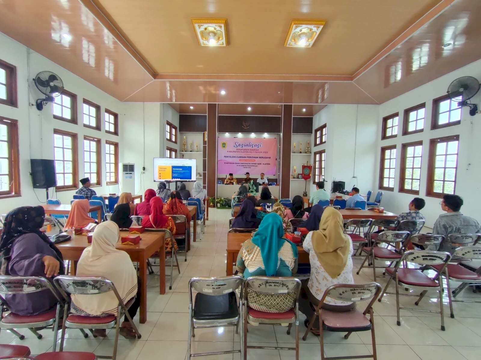 Sosialisasi Peraturan Daerah Kabupaten Klaten Nomor 1 Tahun 2023 Kecamatan Manisrenggo