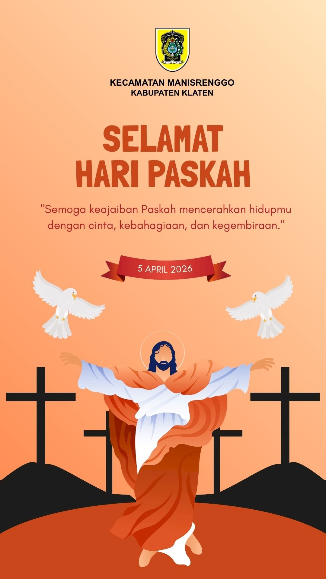 Selamat Memperingati Hari Kabangkitan Yesus Kristus, Selamat Hari Paskah
