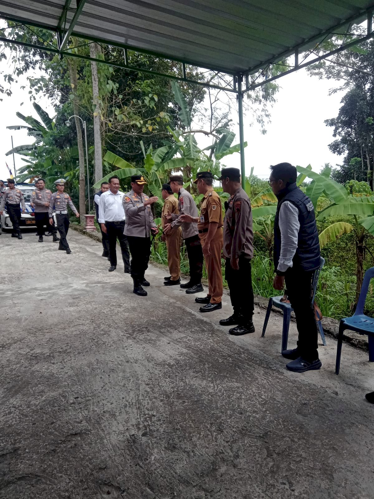 Peresmian Jembatan Merah Putih Presisi oleh Kapolres Klaten di Desa Tijayan Kecamatan Manisrenggo Kabupaten Klaten