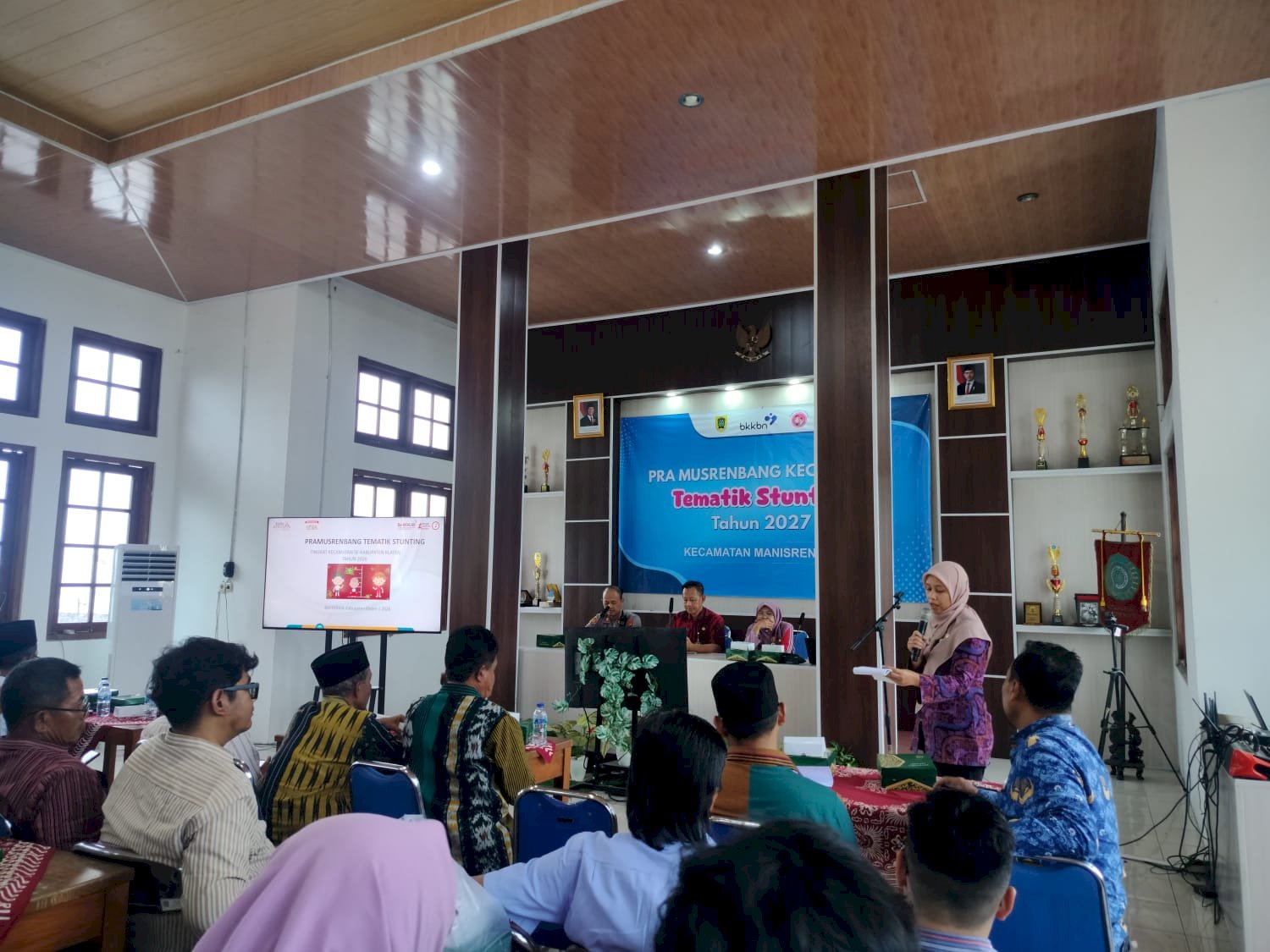 Penyelenggaraan Pra Musrenbang Kecamatan Tematik Stunting Tahun 2027 Kecamatan Manisrenggo