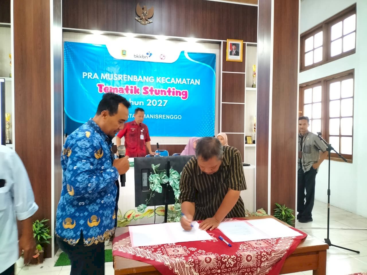 Penyelenggaraan Pra Musrenbang Kecamatan Tematik Stunting Tahun 2027 Kecamatan Manisrenggo