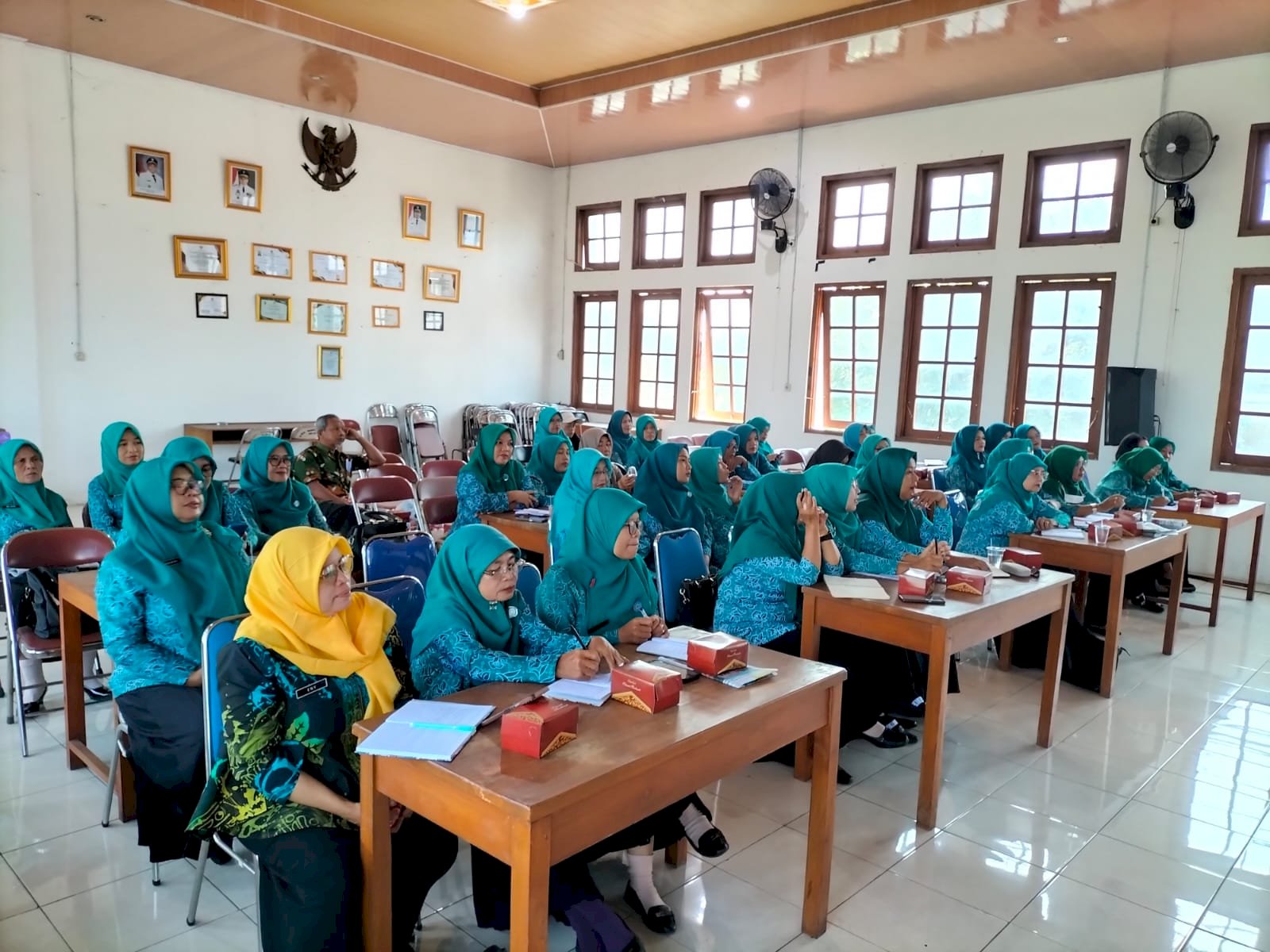 Pertemuan Rutin PKK Tingkat Kecamatan Manisrenggo