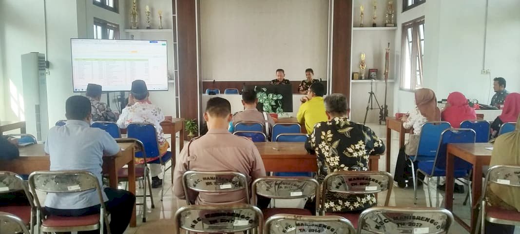 Rapat Koordinasi Persiapan Pembentukan Panitia Hari Jadi Kabupaten Klaten ke-222 dan HUT ke-81 Republik Indonesia Kecamatan Manisrenggo