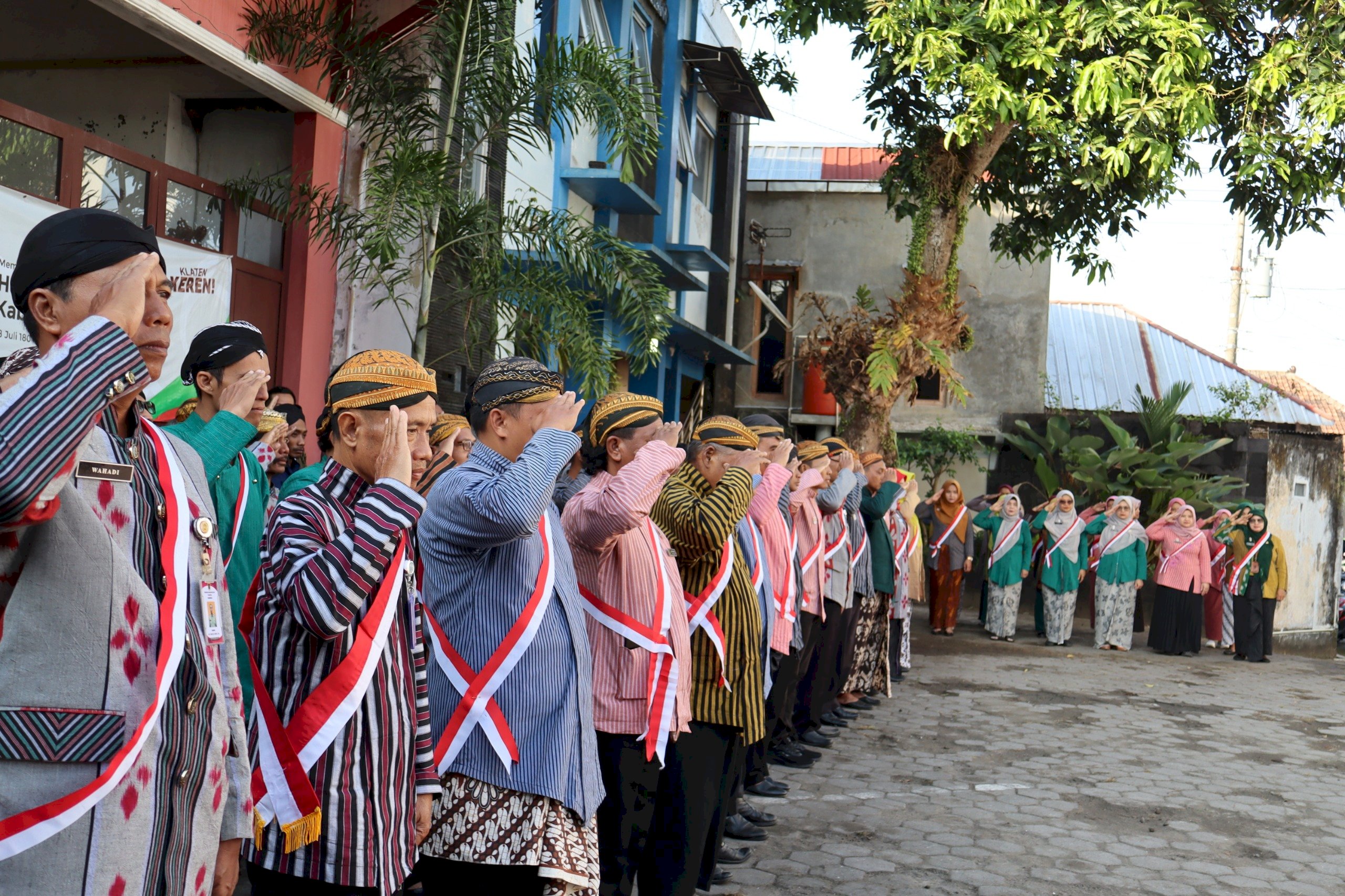 Penyelenggaran Upacara Hari Jadi Kabupaten Klaten ke-222 Tahun 2026 Kecamatan Manisrenggo
