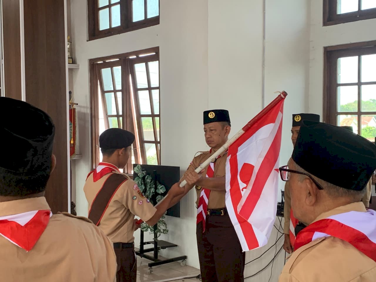 Pelepasan Kontingen Jambore Nasional Gerakan Pramuka ke-XII Tahun 2026 Kwartir Ranting Kecamatan Manisrenggo