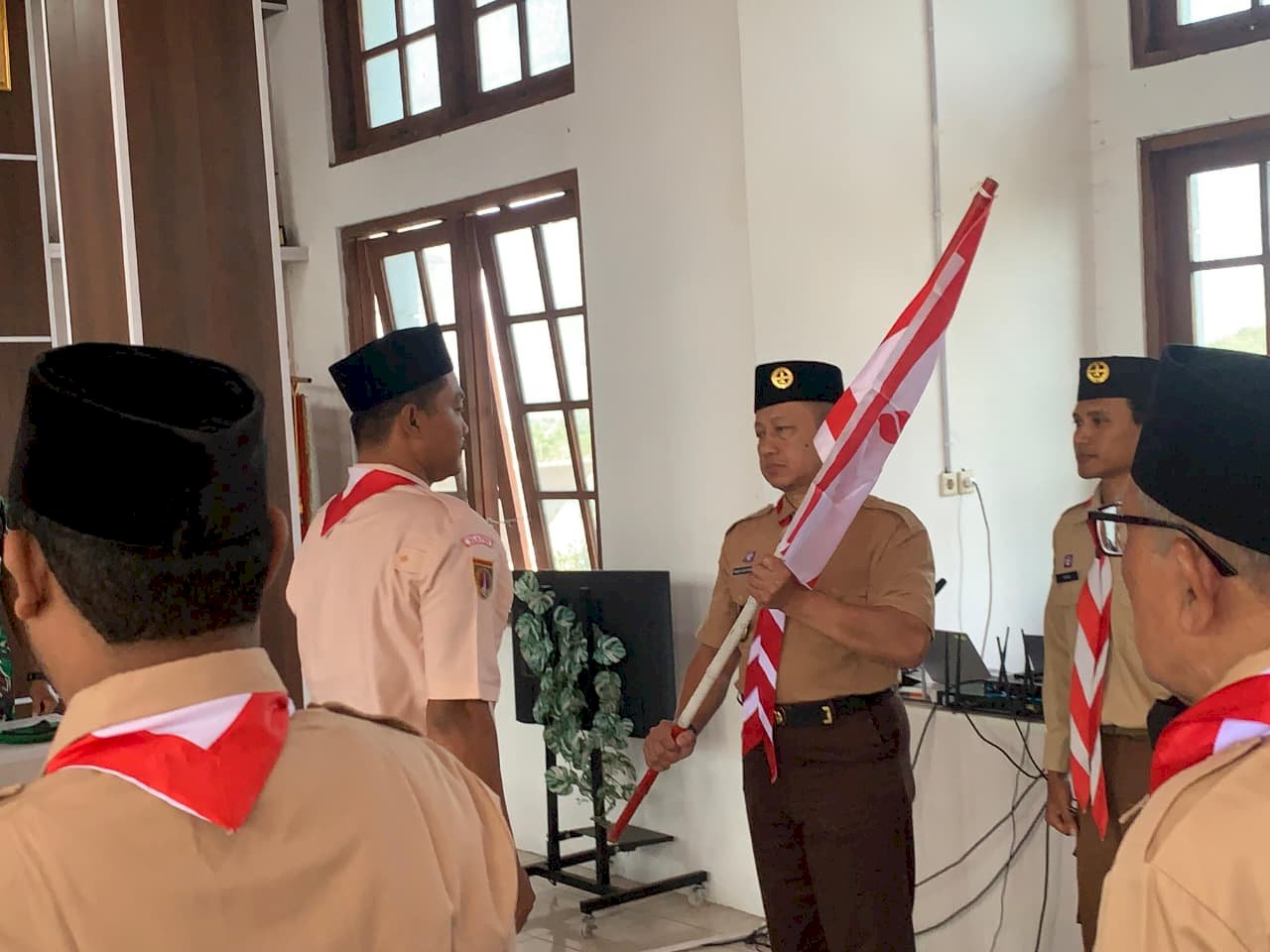 Pelepasan Kontingen Jambore Nasional Gerakan Pramuka ke-XII Tahun 2026 Kwartir Ranting Kecamatan Manisrenggo