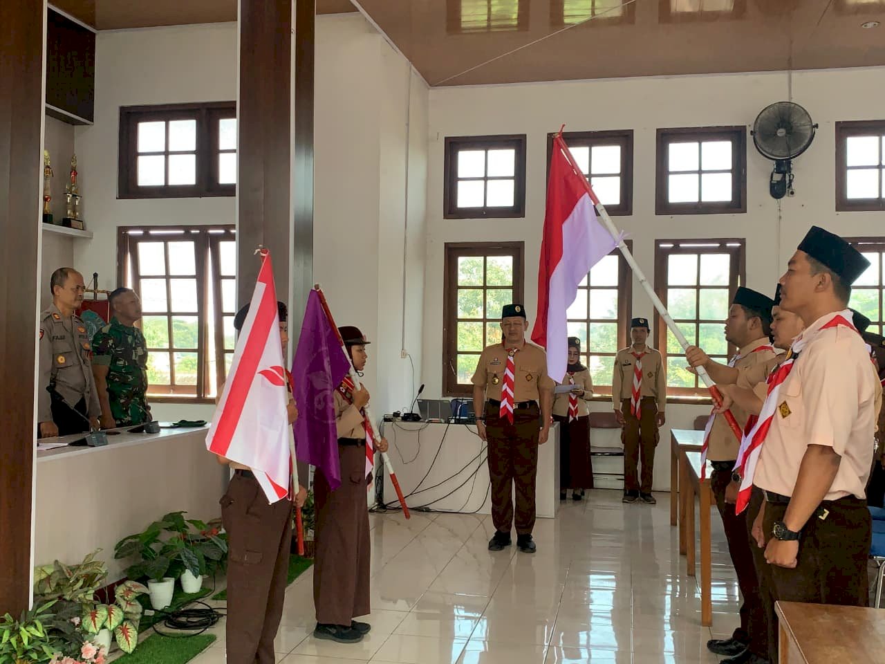 Pelepasan Kontingen Jambore Nasional Gerakan Pramuka ke-XII Tahun 2026 Kwartir Ranting Kecamatan Manisrenggo