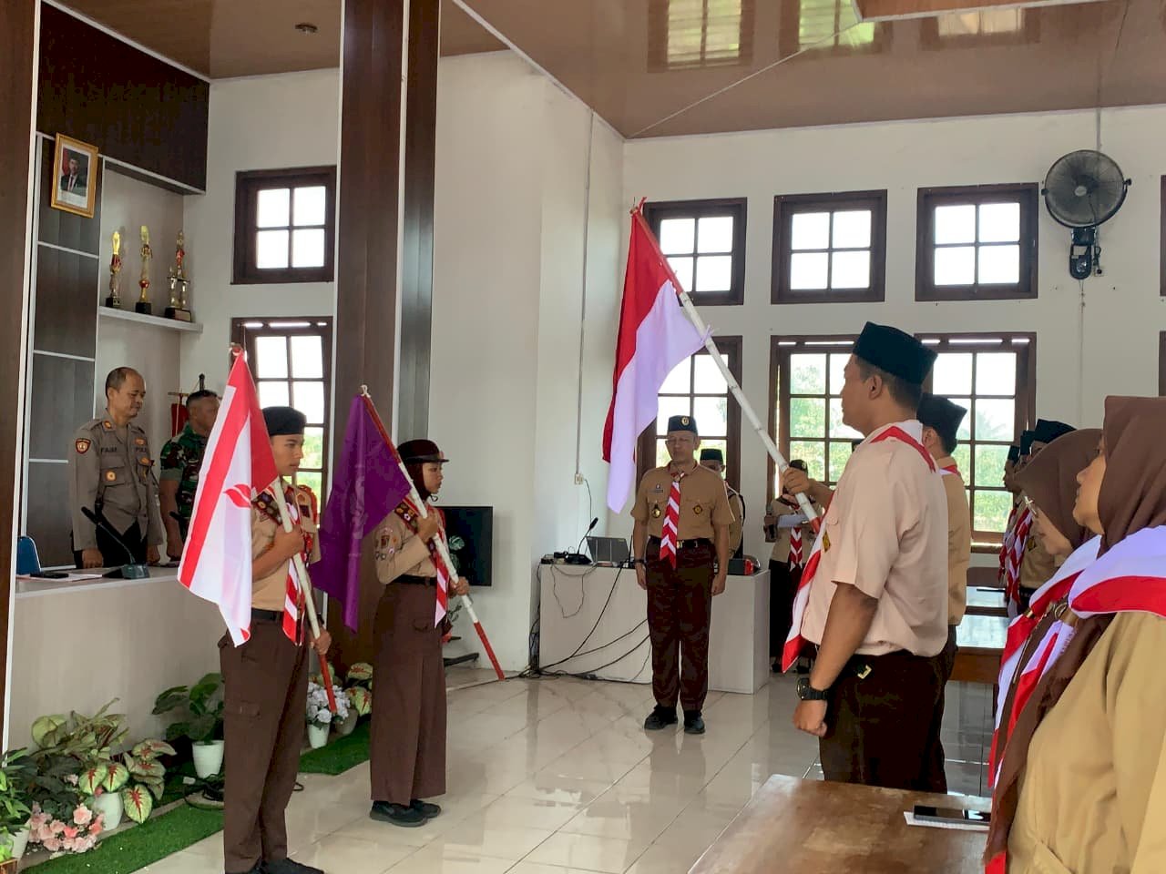 Pelepasan Kontingen Jambore Nasional Gerakan Pramuka ke-XII Tahun 2026 Kwartir Ranting Kecamatan Manisrenggo