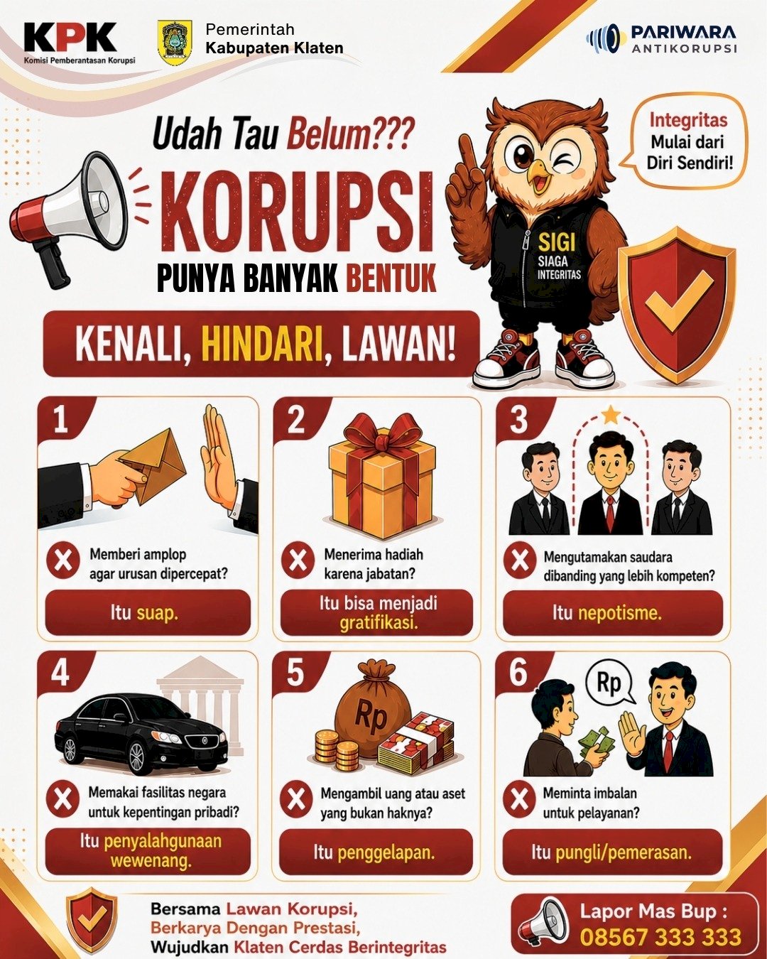✨ Integritas dimulai dari diri sendiri !!