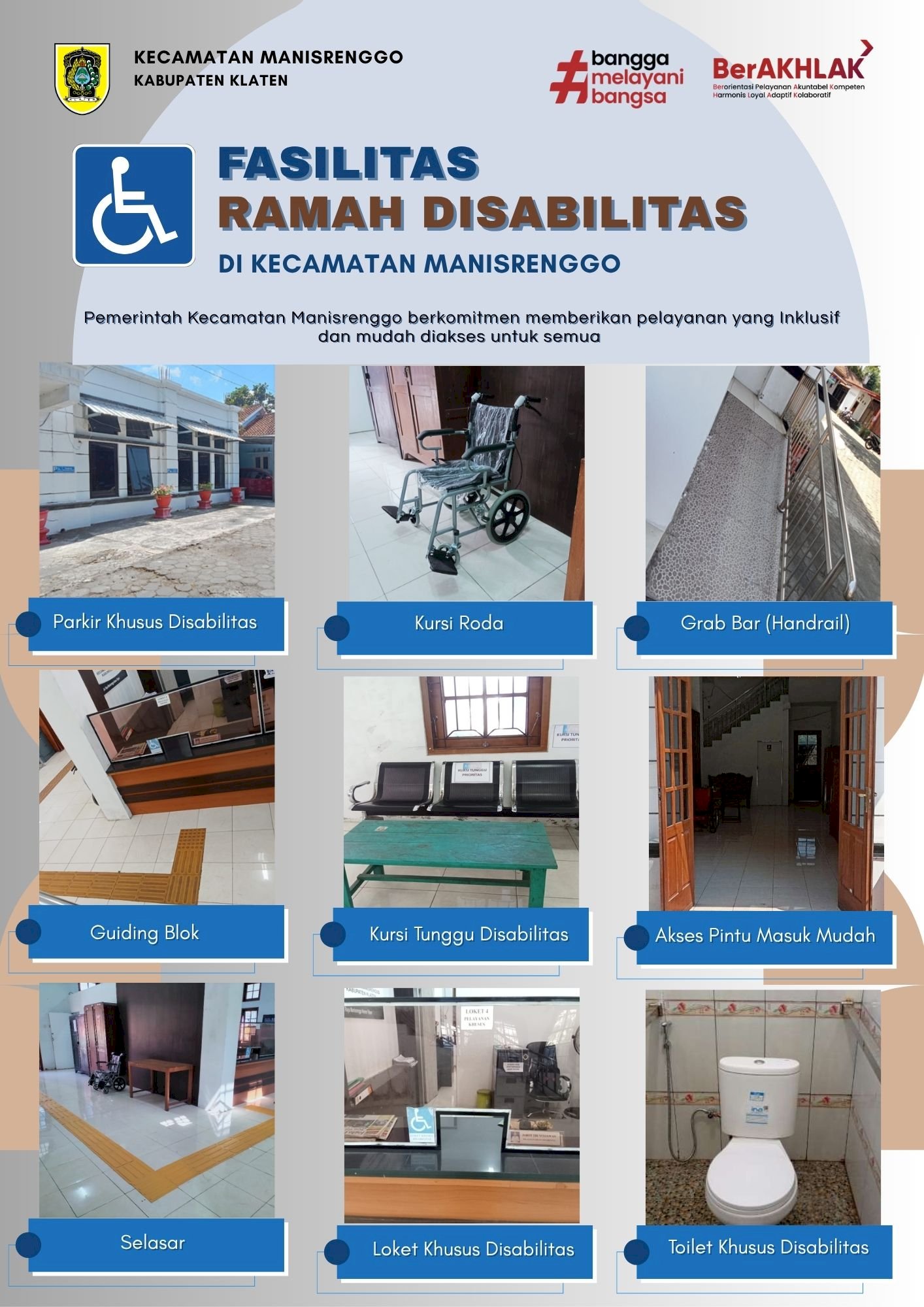 Fasilitas Ramah Disabilitas Kecamatan Manisrenggo