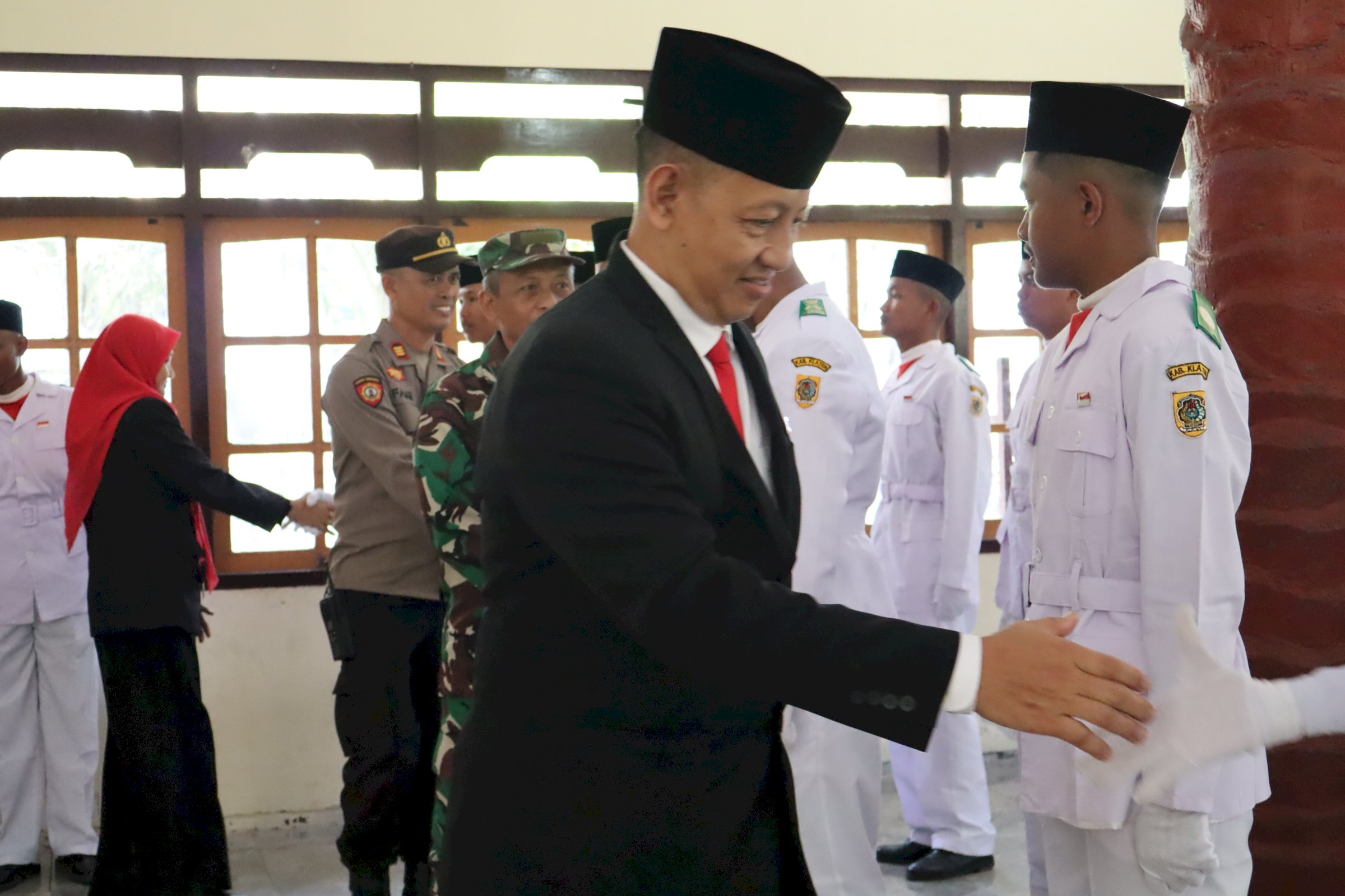 Pengukuhan Paskibraka Kecamatan Manisrenggo Tahun 2026