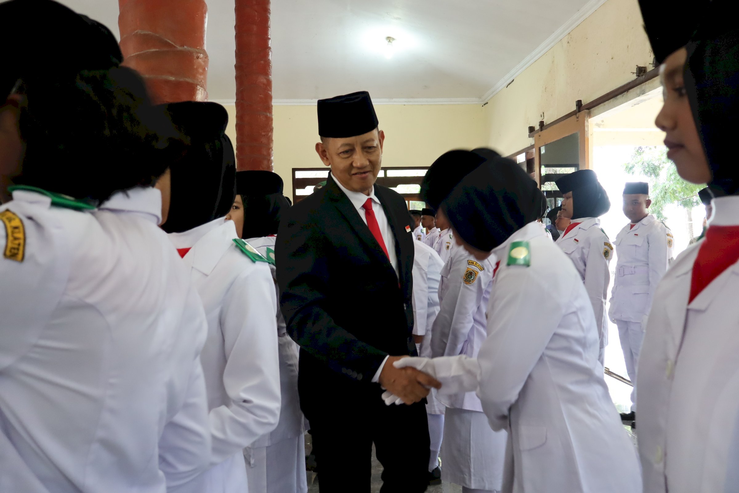 Pengukuhan Paskibraka Kecamatan Manisrenggo Tahun 2026