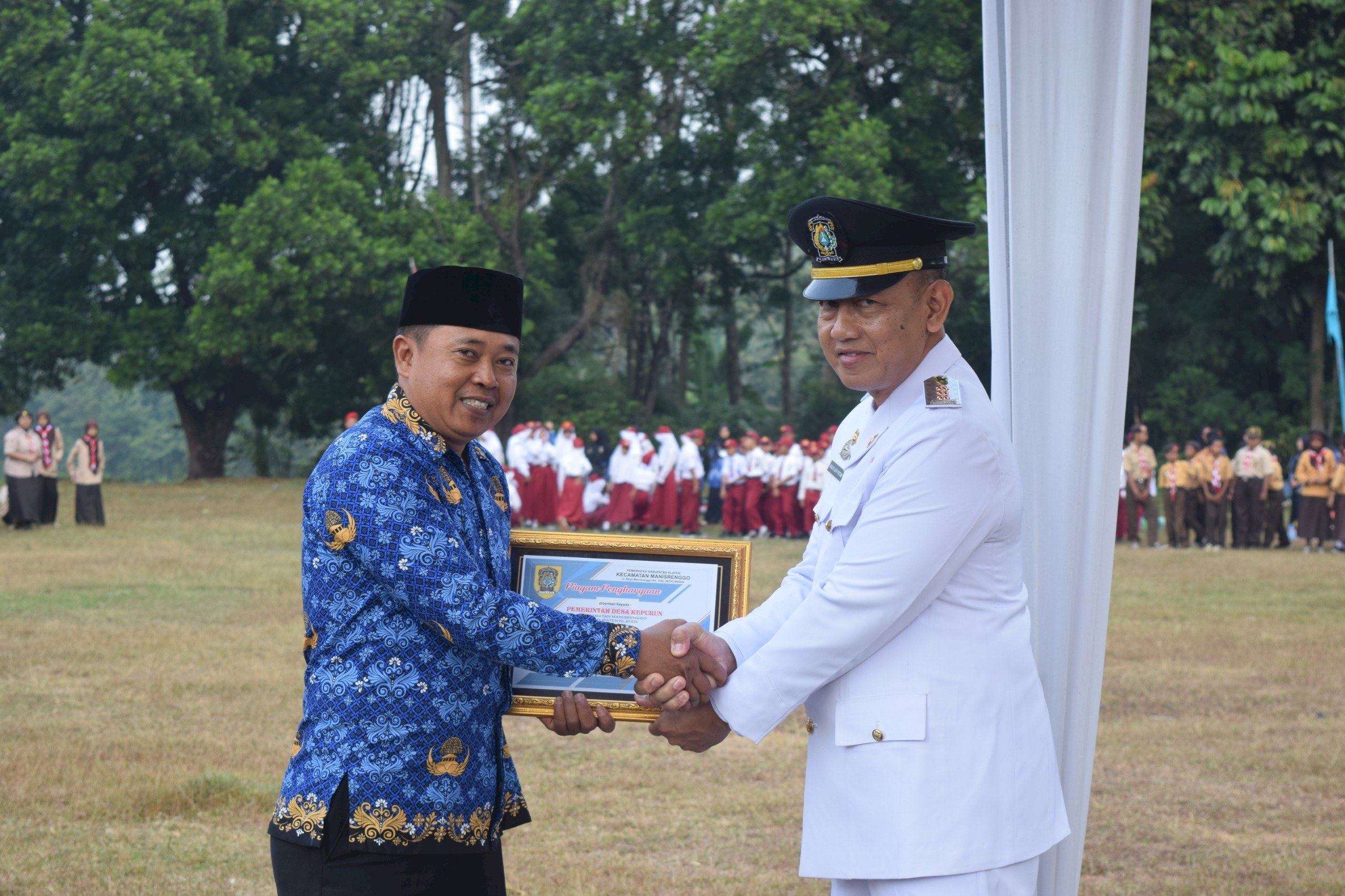Upacara Pengibaran Bendera Sang Merah Putih dan Detik-detik Proklamasi Kemerdekaan ke-81 Republik Indonesia Tahun 2026 Kecamatan Manisrenggo
