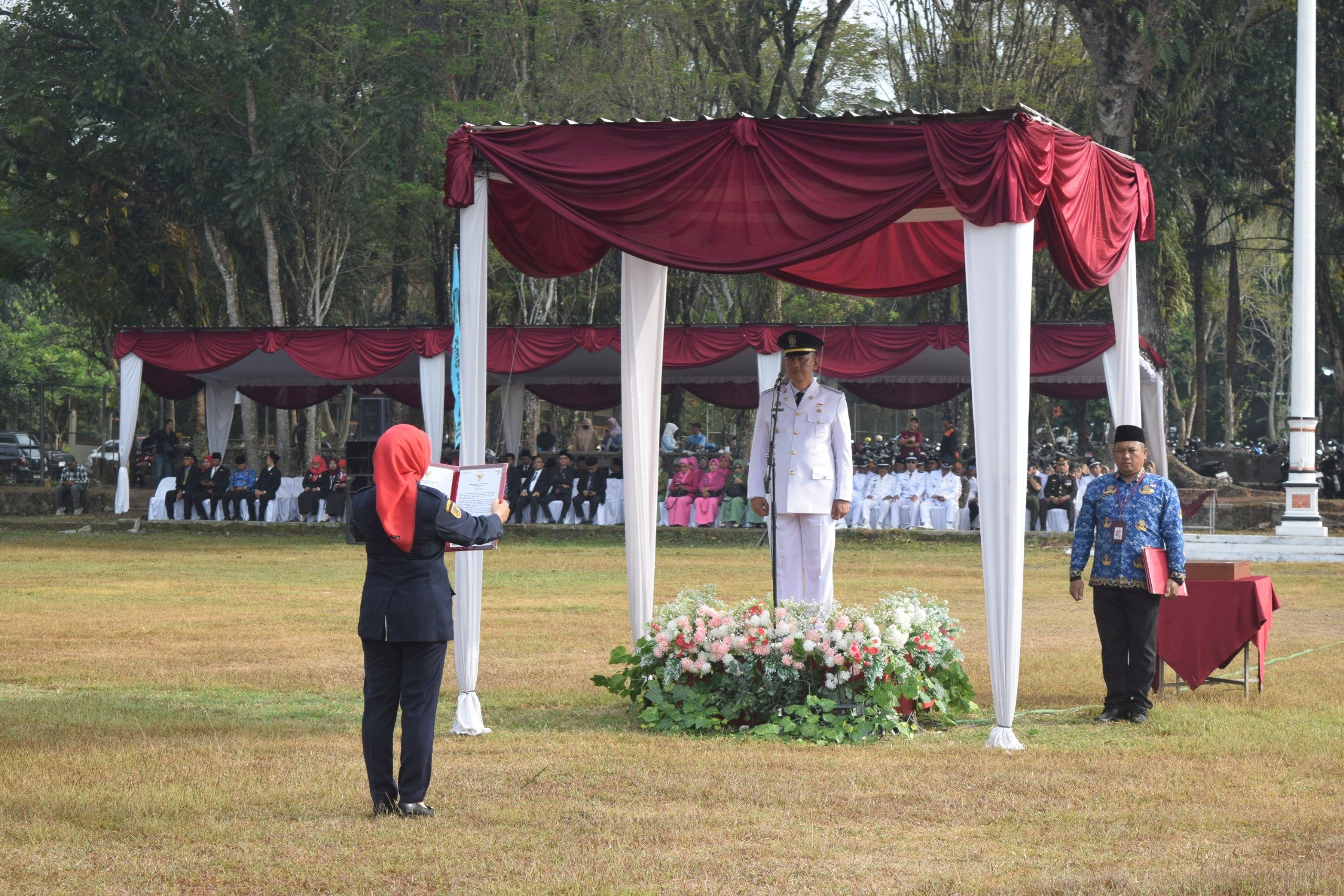 Upacara Pengibaran Bendera Sang Merah Putih dan Detik-detik Proklamasi Kemerdekaan ke-81 Republik Indonesia Tahun 2026 Kecamatan Manisrenggo