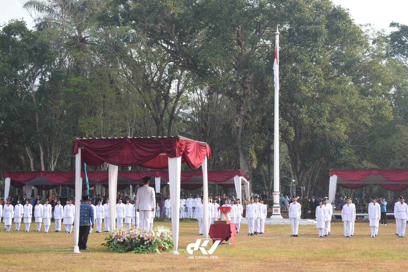 Upacara Pengibaran Bendera Sang Merah Putih dan Detik-detik Proklamasi Kemerdekaan ke-81 Republik Indonesia Tahun 2026 Kecamatan Manisrenggo