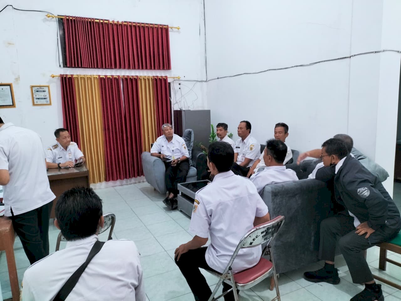 Rapat Internal terkait Evaluasi Realisasi Kegiatan bulan Juli sampai dengan bulan Agustus 2026 Kecamatan Manisrenggo