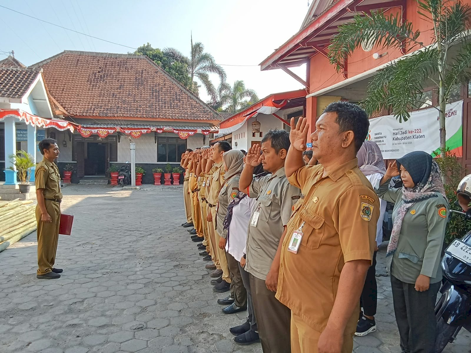 Apel Pagi Karyawan dan Karyawati Kecamatan Manisrenggo Minggu Terakhir Bulan Agustus Tahun 2026